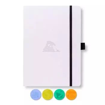 Dingbats Earthdot A5 Medium Glycine Arctic Hardcover Cream 100gsm Чернилоустойчивая бумага Пронумерованные ключевые страницы - Блокнот, - - - Страницы и