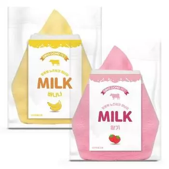 Dingdong Pet Nose Work Milk 2р 17 х 16 см, вкус банана, вкус клубники, 1 набор