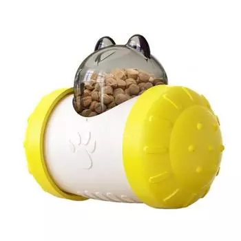 Dingdong Pet Pet Swing Roly Poly Snack Ball 146 x 77 x 109 мм, желтый, 1 шт.