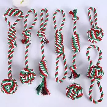 Dingdongpet набор игрушек из радужных ниток для домашних животных, 8 шт., разные цвета, 1 комплект