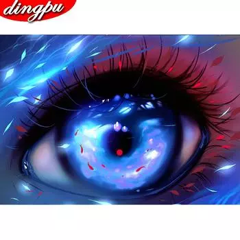 DINGPU 5D Алмазная картина Весенний пейзаж Полный круглый дрель Алмазная вышивка Пейзаж Украшение дома 20X30CM
