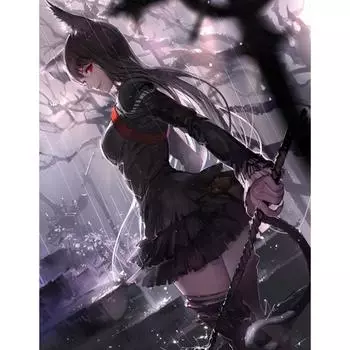 DINGPU 5D Алмазная Картина Полная Дрель Круглая Алмазная Художественная Вышивка Крестом Украшение Дома 20X30CM