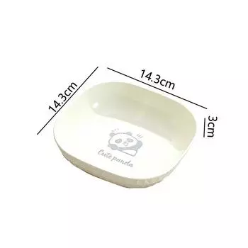 Dining Table, Bone Spit Plate, Household Garbage Plate, Bone Plate, Food-Grade Vegetable Plate, Snack Fruit Plate With Base Storage