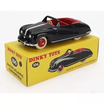 DINKY TOYS 1/43 Dinky Austin Atlantic Convertible 1955 года, черная переиздание, мини-автомобиль