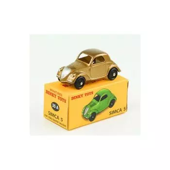 DINKY TOYS 1/43 Dinky Simca 5 topolino brown Simca Topolino reprint edition mini car