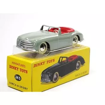 DINKY TOYS 1/43 Dinky Simca 8 спортивная серая мини-машина SIMCA Sport reprint edition