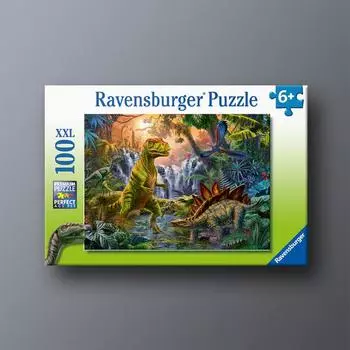 Dinosaur Oasis XXL 100 Piece Ravensburger VI Puzzle, популярная корейская настольная игра