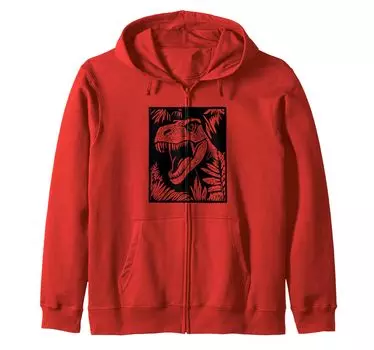 dinosaur prehistoric dinosaur zip hoodie синий