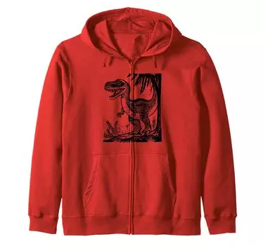 dinosaur prehistoric dinosaur zip hoodie синий
