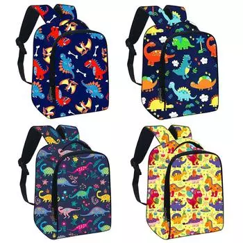 Dinosaur Printed Backpack Tyrannosaurus Rex Pterosaur Children s Backpack Children s Kindergarten Backpack Toddler Diaper Backpack