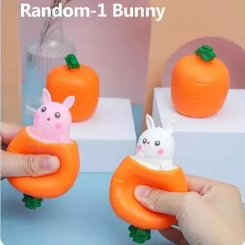 Dinosaur Rabbit Cup Squeeze Toys Cute Cartoon Stress Relief Toys Children Kids Antistress Sensory Fidget Toy Pinching Toy Gifts OneSize