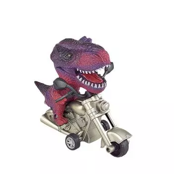 Dinosaur Rides Motorcycle Model Car Drift Ornament Auto Dashboard Motorcycle Drifting Decorate One Size