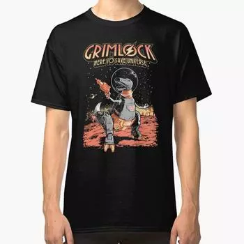 Футболка унисекс «Динозавр Робот Поп Культура Трансформеры G1» S