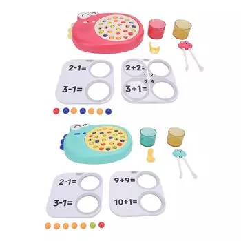 Динозавр Детский зажим Количество бусин Игрушка Учебный прибор для палочек для еды Животное Тренажер для палочек для еды Earl Red