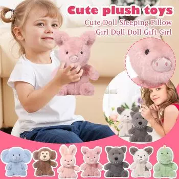 Динозавр плюшевая игрушка милая кукла спящая подушка девочка маленькая кукла кукла отправлена девочкам One Size