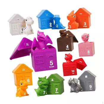 Динозавр Строительные блоки Монтессори-игрушка Головоломки Игрушки Интерактивное образование Подарок на день рождения Двигательные навыки