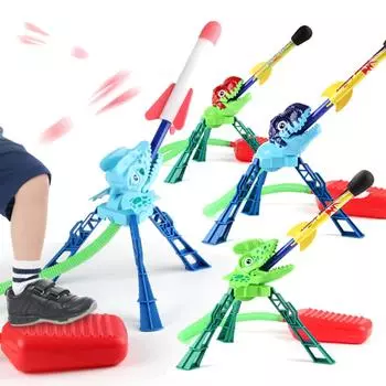 Динозавр Светящаяся Ракета - Детская Игрушка Ракета, Садовая Игрушка На Открытом Воздухе, Детский Подарок На День Рождения One Size зелёный