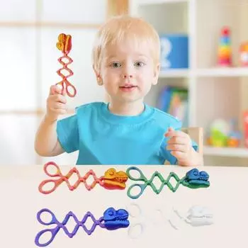 Динозавр телескопический зажим 3D печатный динозавр игрушка для снятия стресса выдвижной динозавр игрушка-фиджет подарок для детей взрослых