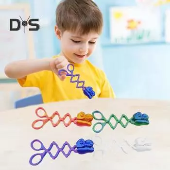 Динозавр телескопический зажим 3D печатный динозавр игрушка для снятия стресса выдвижной динозавр игрушка-фиджет подарок для детей взрослых