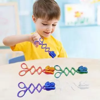 Динозавр телескопический зажим 3D печатный динозавр игрушка для снятия стресса выдвижной динозавр игрушка-фиджет подарок для детей взрослых