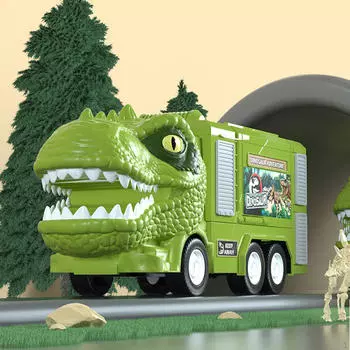 Динозавр Трек Скользящие Машинки Инерционная Машинка Игрушка 2 Режима Товары Для Вечеринок Подарок На День Рождения Интерактивная Игра Style A