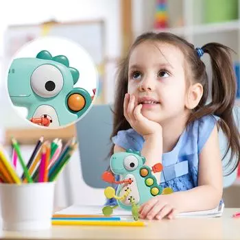 Динозаврик для черлидинга, пазл для пальчиковой ручки, игрушка для раннего развития One Size