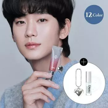 Dinto [новый эксклюзивный запуск] Dinto Frozen Lip Jelly 12 цветов + бесплатное масло для губ в виде брелока 371 Ky