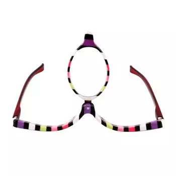 Диоптрийные косметические очки, складные очки, увеличительные стекла, вращающиеся очки для чтения для макияжа Strength 2.00