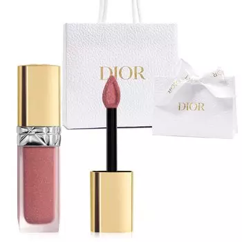 Dior Rouge Dior Forever Liquid Sequin Collection Помада с жемчужным блеском (Рождество 2024 года) (323 Ослепительный, 6 мл)