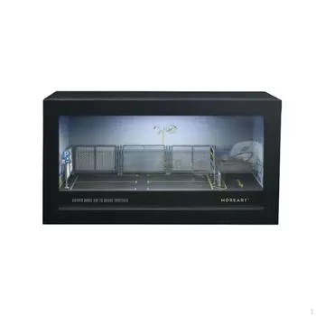 Диорама с моделью автомобиля 1/64 с подсветкой, миниатюрный парковый дисплей, фон Style A