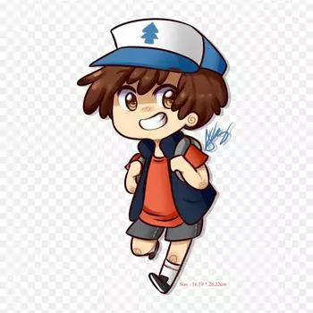 Dipper Pines Чиби Dipper Pines Мэйбл Пайнс Утюг на теплопередаче Печать Виниловые нашивки Наклейка для одежды DIY Аппликации Моющиеся нашивки