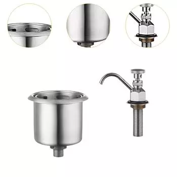 Dipper Well Faucet Регулируемый Кофейня Одно Отверстие Кухня для Фруктовых Ножей without sink