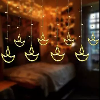 Дия для украшения - Предметы для украшения храма, Гирлянды для украшения мандира, Украшение для комнаты для пуджи