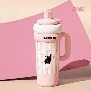 Direct Drinking Vacuum Cup 316 Stainless Steel Thermal Bottle INS Style Tumbler Boys and Girls G