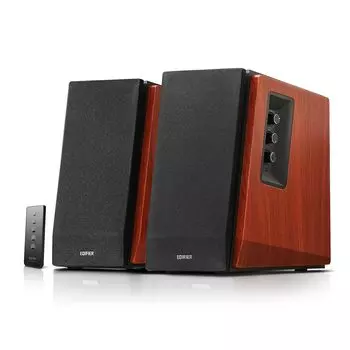 Direct Edifier R1700BT Bluetooth активная полочная акустическая система с усилителем динамика стерео студийный монитор динамик деревянный классический дизайн 66 Вт коричневый