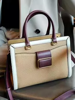 Direct Fashion Новая сумка высокого класса в стиле ретро, сумка через плечо на одно плечо, большая вместительная сумка из натуральной кожи, женская сумка 26x10x20 CM чёрный