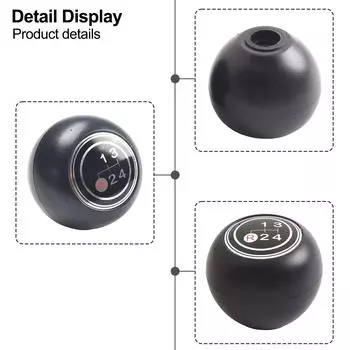 Direct Replacement Shift Knob 4-speed Design Comfortable Feel Mounting Hole Diameter 9mm Package Includes 2pcs CHINA