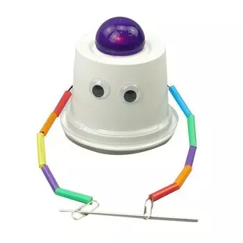 Дирижер Робот Технология Малый Изготовление Ученики Детского Сада Сделай Сам Научный Эксперимент Самодельные Игрушки STEM белый