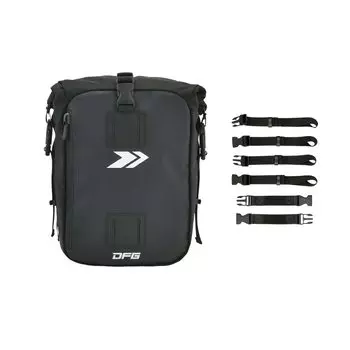 Dirtfreak DFG Module Motopack 15 Водонепроницаемая туристическая сумка Фиксированный задний багажник Расширяемое соединение с сумками той же серии Комплект загрузочных ремней