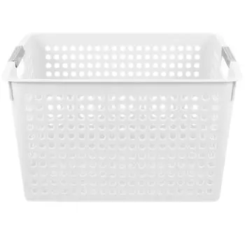 Dirty Clothes Storage Small Toys Holder Household Basket Laundry Rack Practical Gift Bedroom Pp Washing Plastic белый