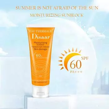 Disaar 80 г солнцезащитный крем для тела, солнцезащитный крем, отбеливающий крем, солнцезащитный крем, солнцезащитный крем, защитный крем для кожи, антивозрастной, контроль жирности, увлажняющий SPF 60, солнцезащитный крем для лица Orginal