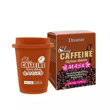 DISAAR Coffee Peel Off Mask Увлажняющий пилинг Нежная маска для контроля жирности лица Очищающая поры Маска для лица Удаляет грязь Кофейная маска 70 г