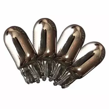 Discover winds Скрытые галогенные лампы T10 Клин Хромированные Янтарные Неполярные Комплект из 4 шт.