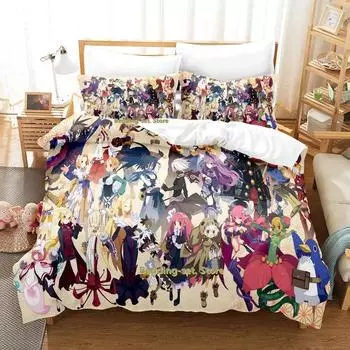 Disgaea 7 комплект постельного белья односпальный двуспальный двуспальный двуспальный комплект для взрослых и детей комплект пододеяльников комплект одеяла в стиле аниме 70x133cm 2pcs