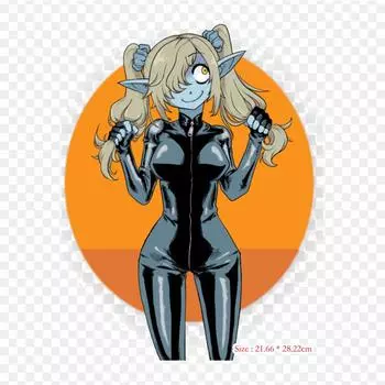 Disgaea Maid Disgaea 5 термопереносная печать виниловые нашивки наклейки для одежды DIY аппликации моющиеся нашивки