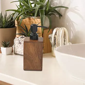 Дозатор для мыла, лосьона, пустой, подарок на новоселье, многоразовый, квадратный, легко нажимается 7x7x16cm