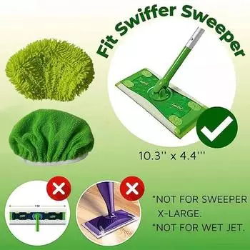 Dishcloth Mops Kitchen Supplies Garden Cleaning Swiffer Mop Replacement Coral Velvet Popular Cloth Goods Set Household Tools 1pcs