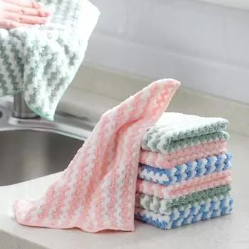 Dishcloths Cleaning Cloth Wipe Tablecloths Household Kitchen Items Do Not Stick To Oil Absorbent Towels