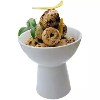 Dishes in fashionable restaurants Special snacks Cold Dishes Pastry platter Creative tableware plate High bowl Club snack plate