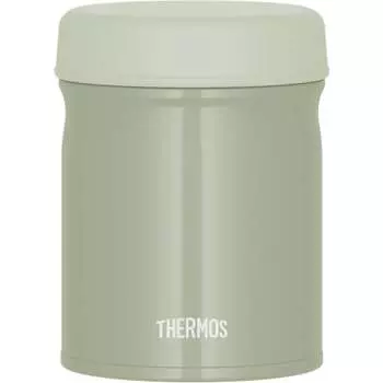 [Dishwasher compatible model] Thermos Vacuum Insulated Soup Jar 400ml Khaki All parts dishwasher safe Keeps warm and cool Easy to clean Round mouth de